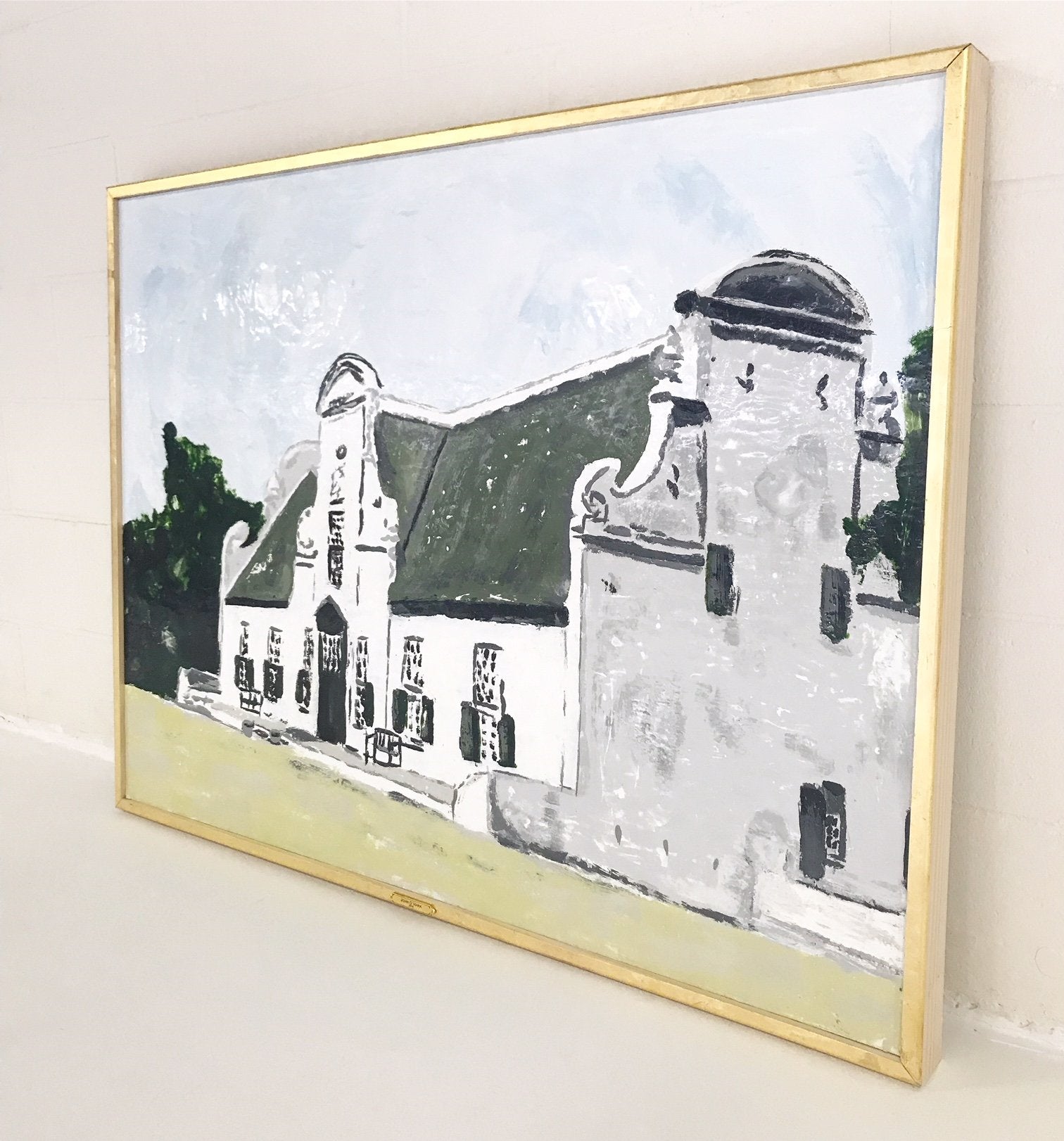 John O'Hara. Cape Dutch. 37.5x49.5"