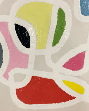 John O'Hara. Color Series 14. 2 Panel Work. 32x42"