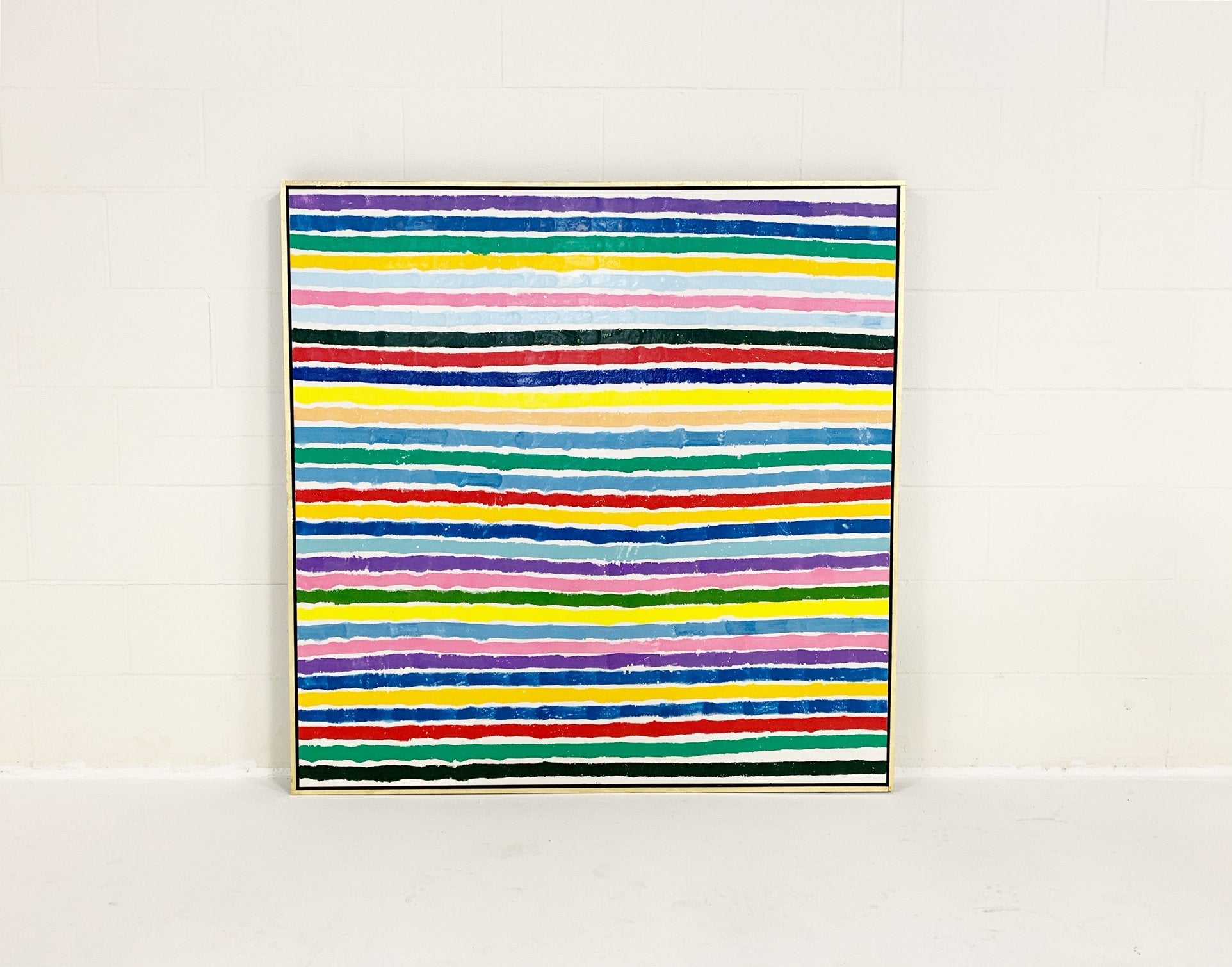 John O'Hara. Sardinia 1985. 49.25x49.25"