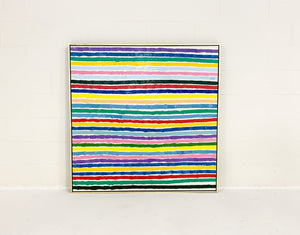 John O'Hara. Sardinia 1985. 49.25x49.25"