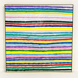 John O'Hara. Sardinia 1985. 49.25x49.25"