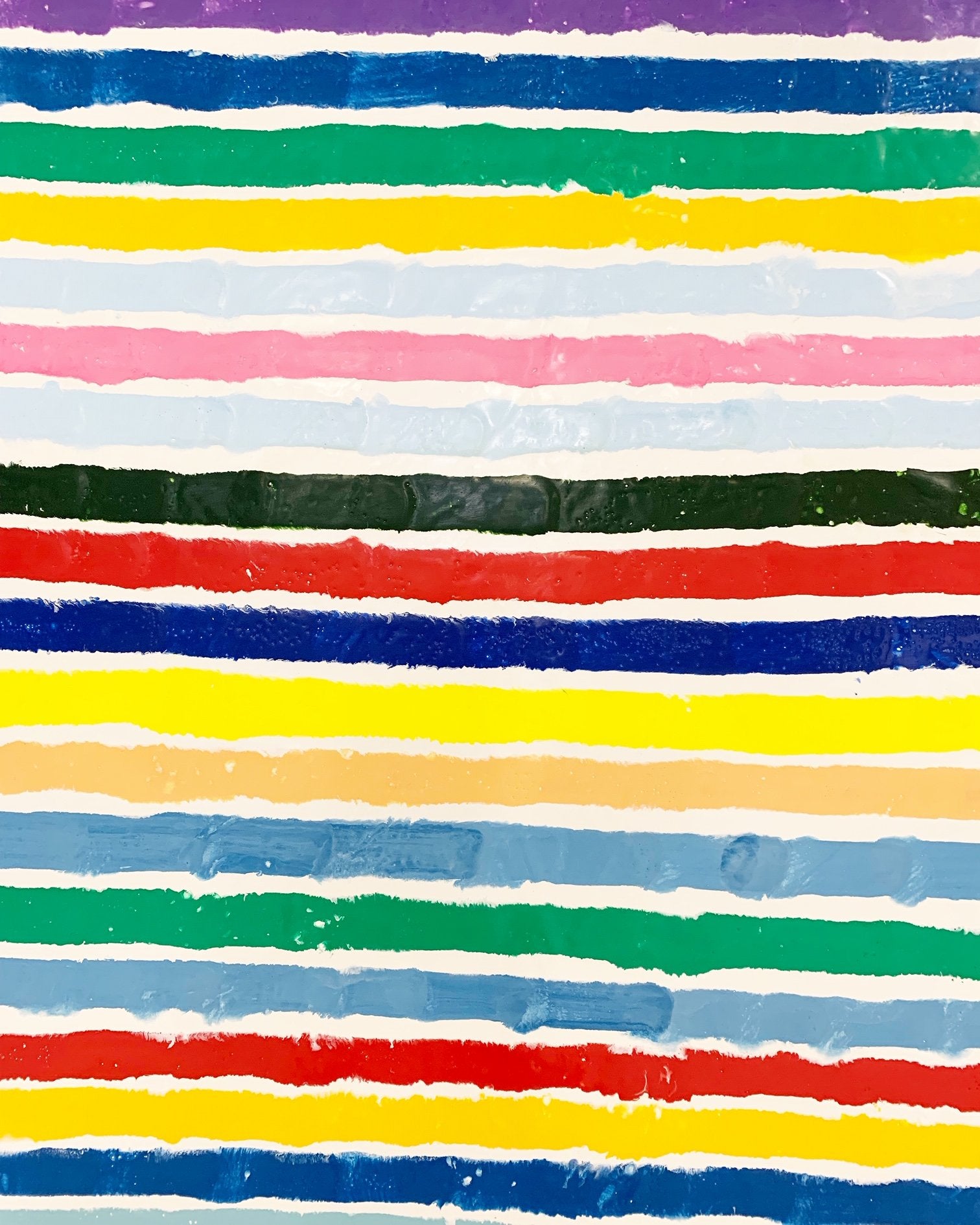 John O'Hara. Sardinia 1985. 49.25x49.25"