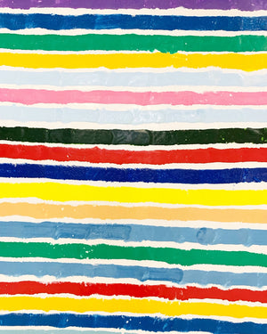 John O'Hara. Sardinia 1985. 49.25x49.25"