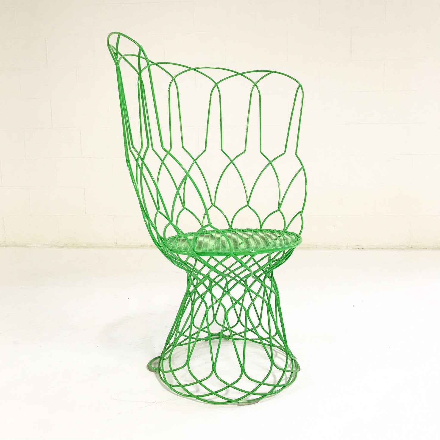 Patricia Urquiola Green Re-Trouve Highback Chair With New Zealand Sheepskin