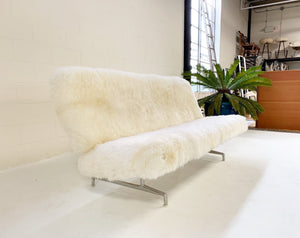 Charles and Ray Eames for Herman Miller Model 3473 Sofa, in Brazilian Sheepskin