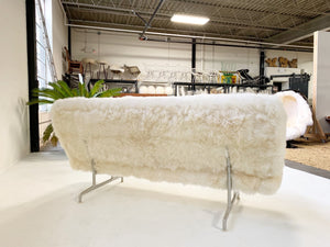 Charles and Ray Eames for Herman Miller Model 3473 Sofa, in Brazilian Sheepskin