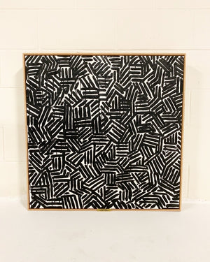 John O'Hara. Zebra 1952. 31x31"