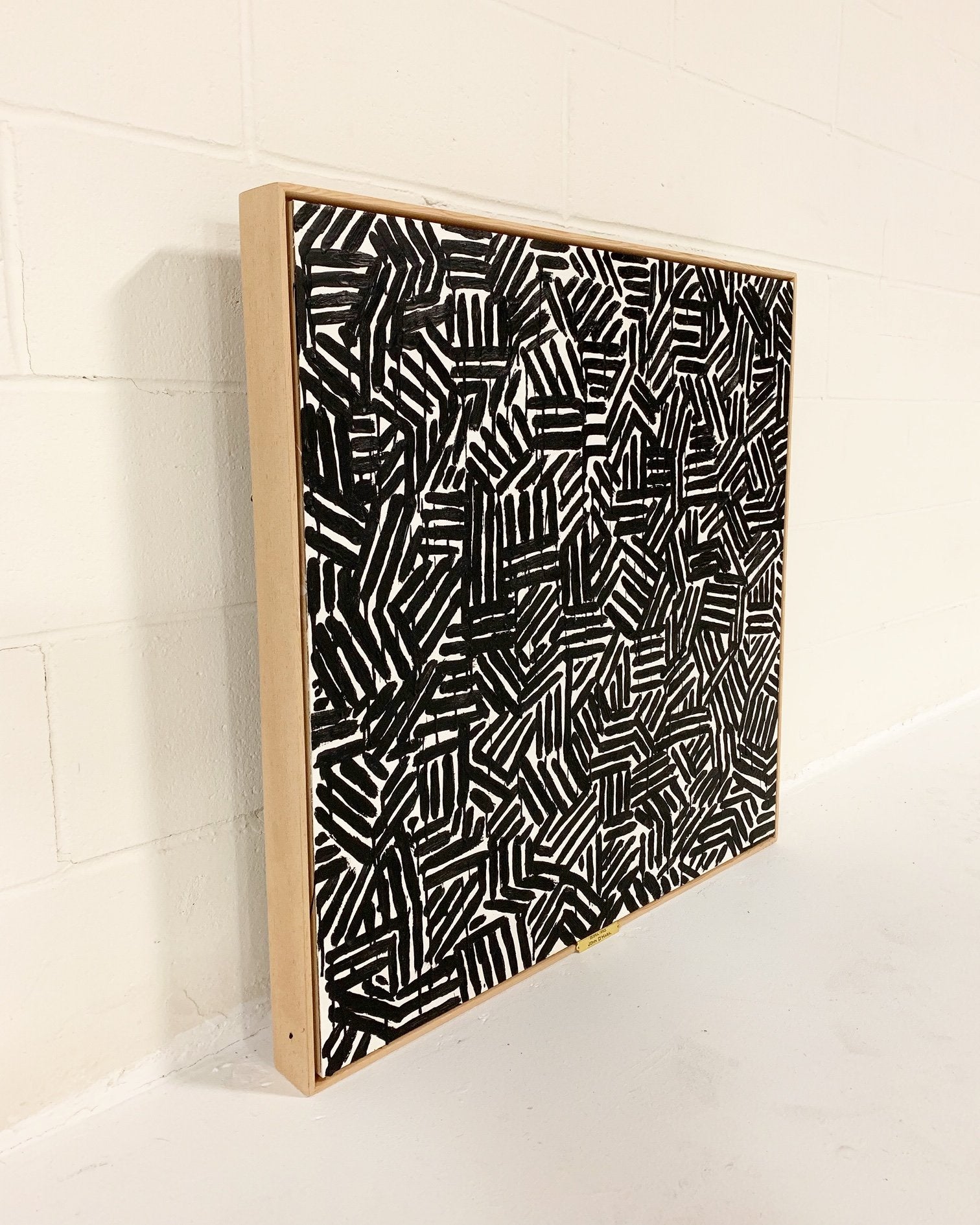 John O'Hara. Zebra 1952. 31x31"