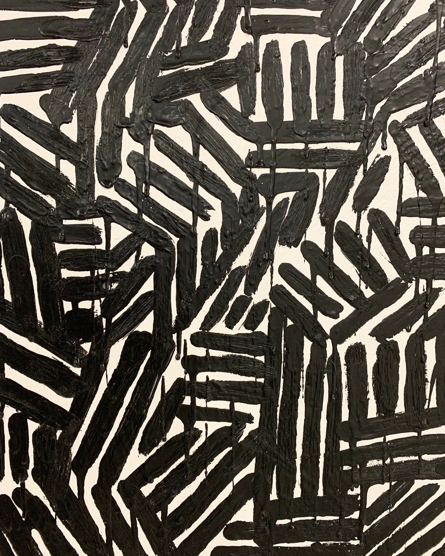 John O'Hara. Zebra 1952. 31x31"