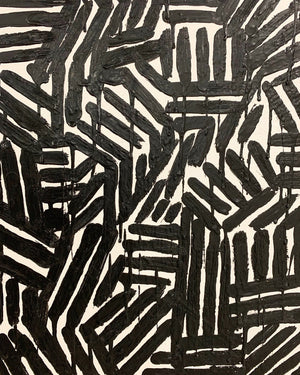 John O'Hara. Zebra 1952. 31x31"