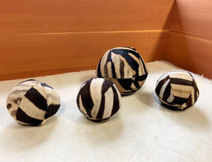 Zebra Ball Pillow 7"