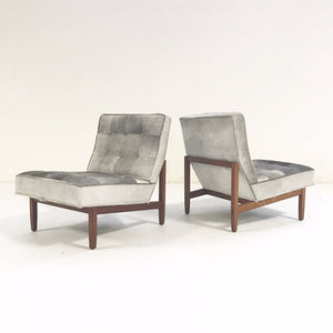 Florence Knoll Lounge Chairs in Brazilian Cowhide