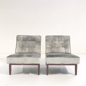 Florence Knoll Lounge Chairs in Brazilian Cowhide