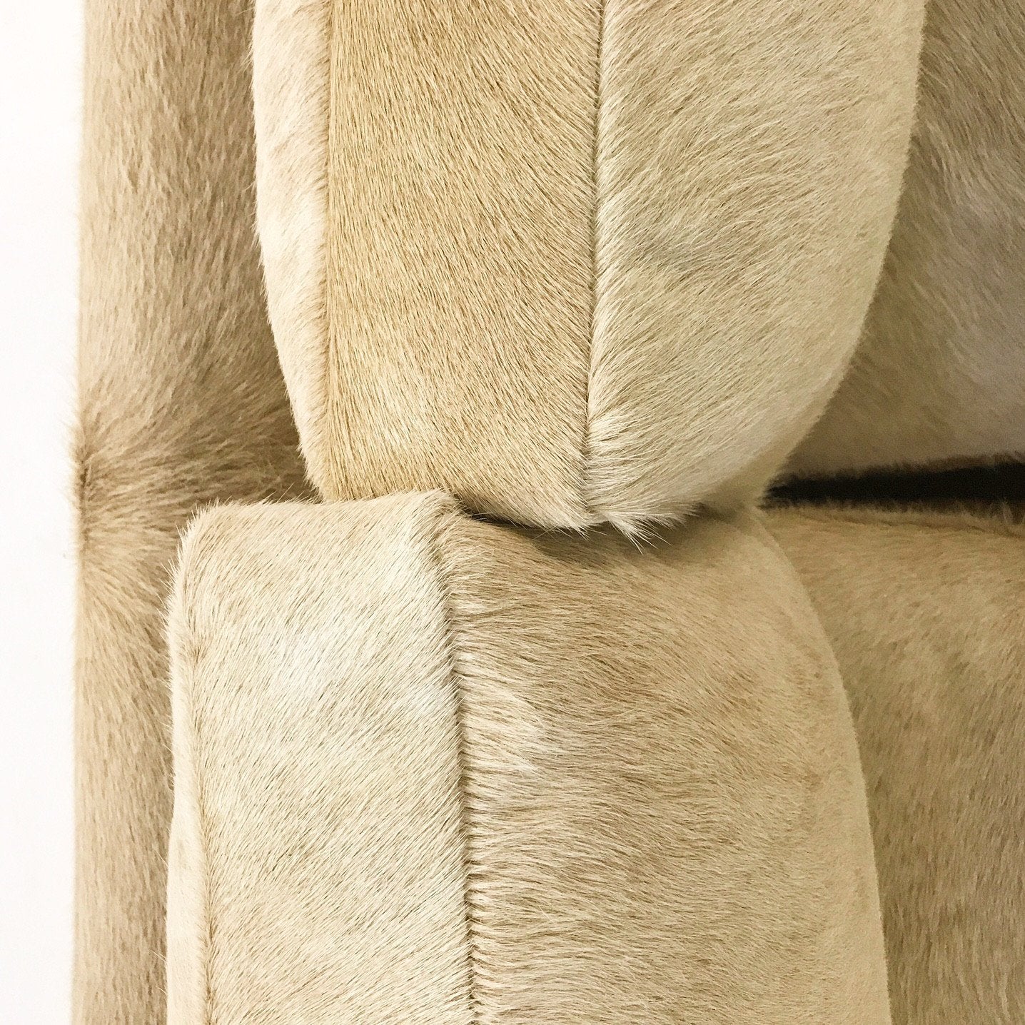 Milo Baughman for Thayer Coggin Loveseat Sofa in Brazilian Cowhide