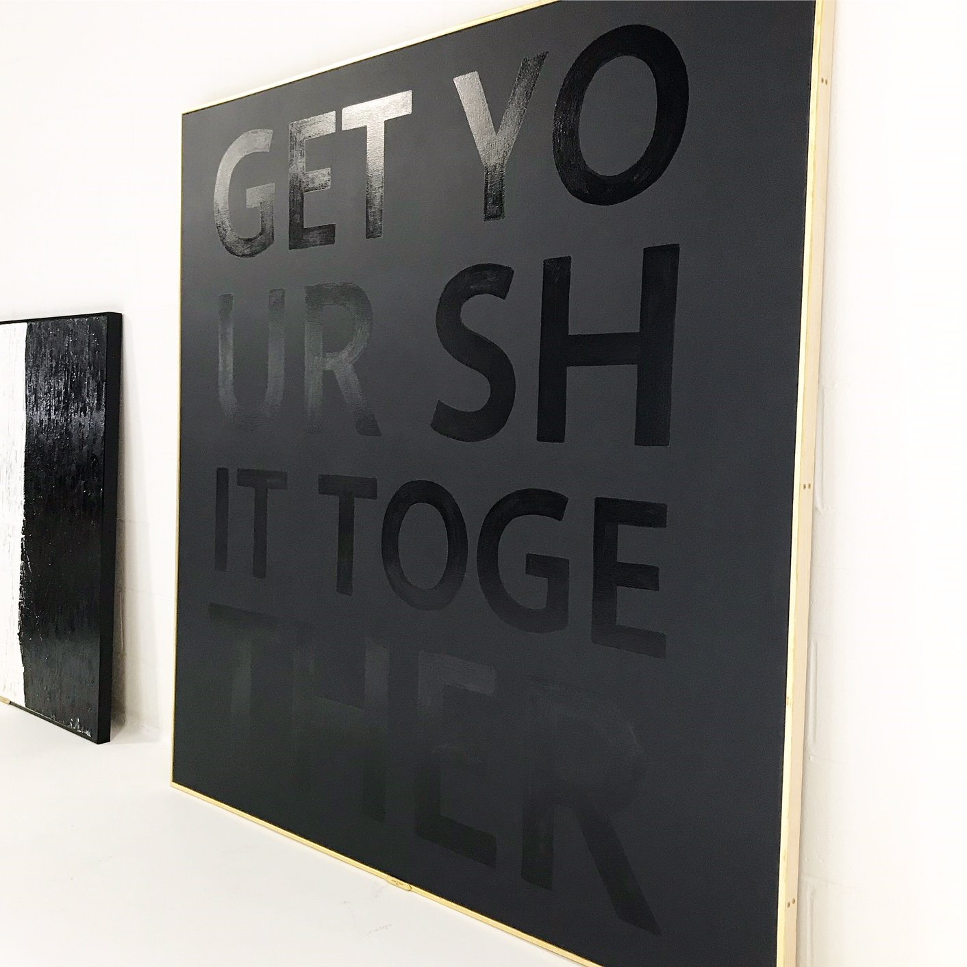 John O'Hara. Get Your Shit Together. 68x68"