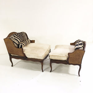 18th Century Louis XV Two-Piece Duchesse Brisee