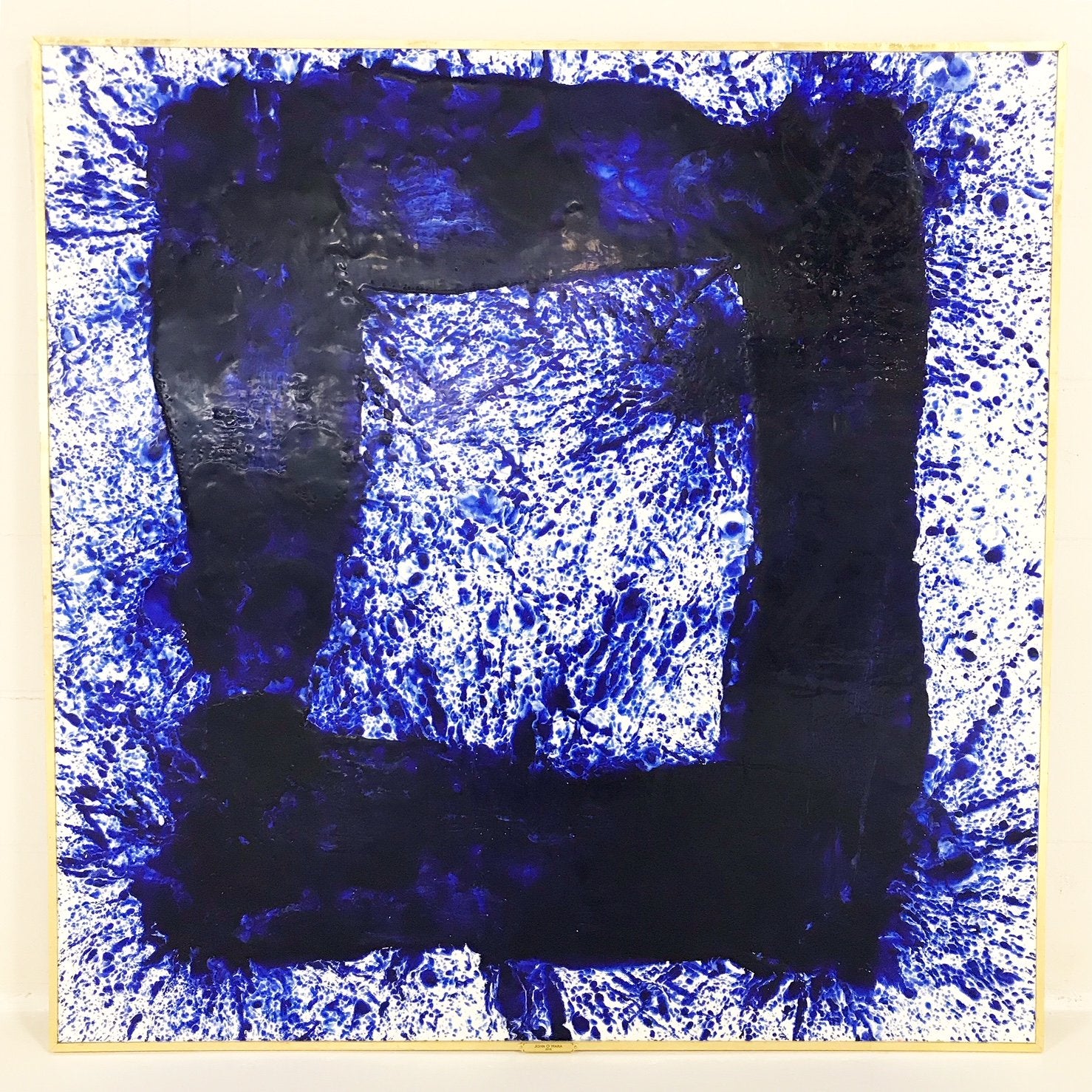 John O'Hara. Blue 30. 49x49"