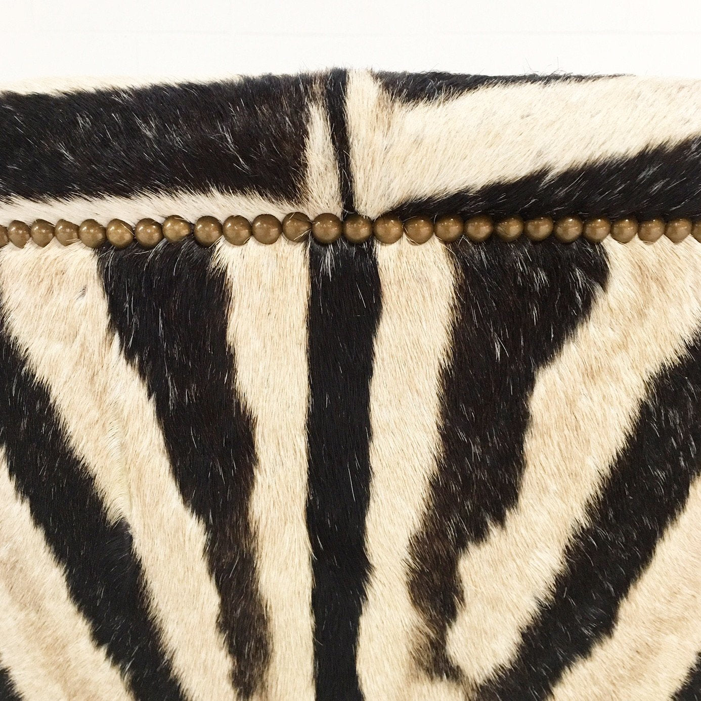 1930s Barrel Chair in Zebra Hide