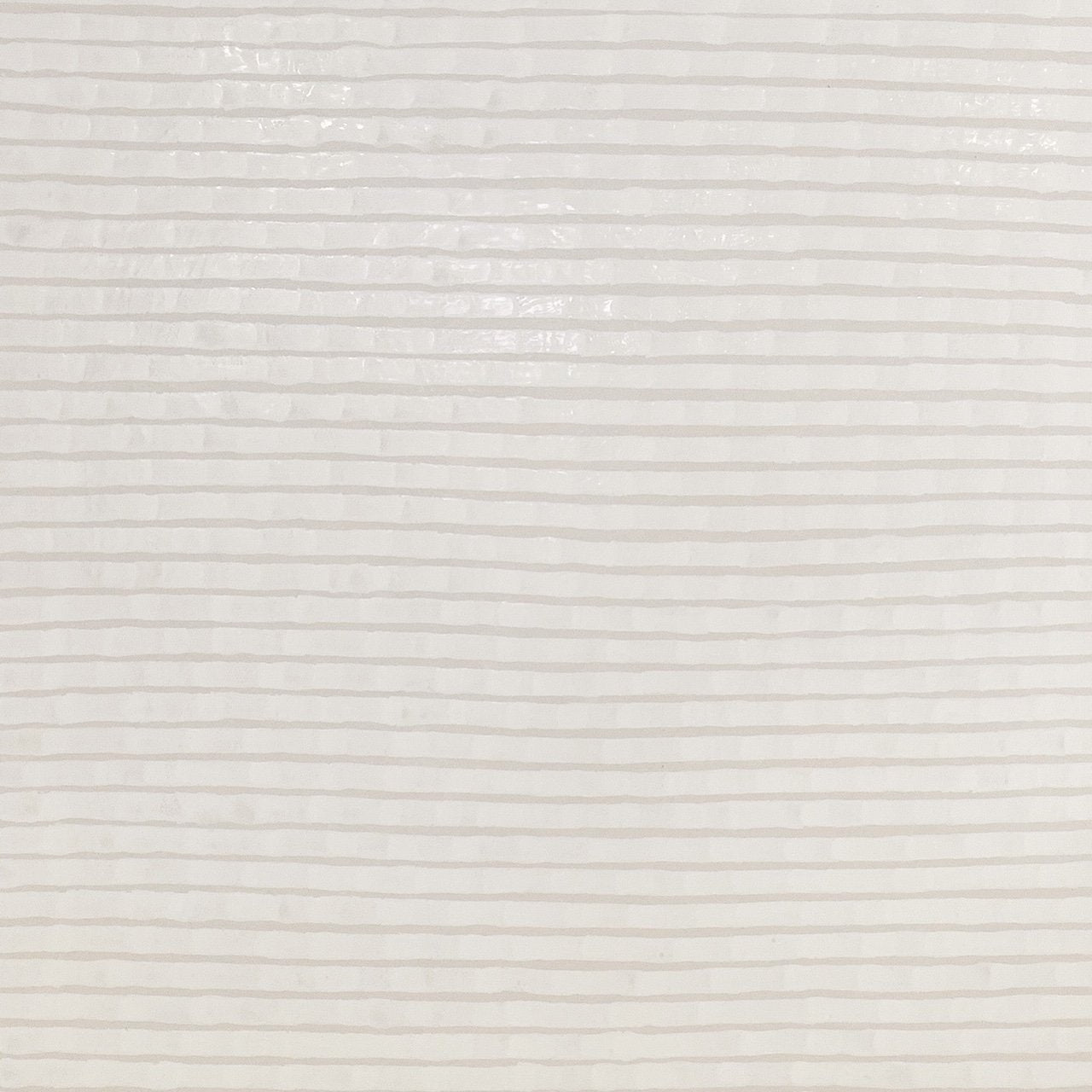 John O'Hara. White Stripes. 49.25x49.25"