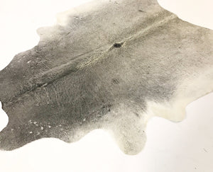 SALT & PEPPER COWHIDE RUG - CLEBURNE