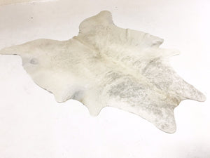 SALT & PEPPER COWHIDE RUG - BUTTE