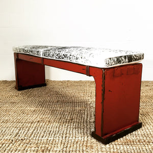 Chinese Art Deco Bench