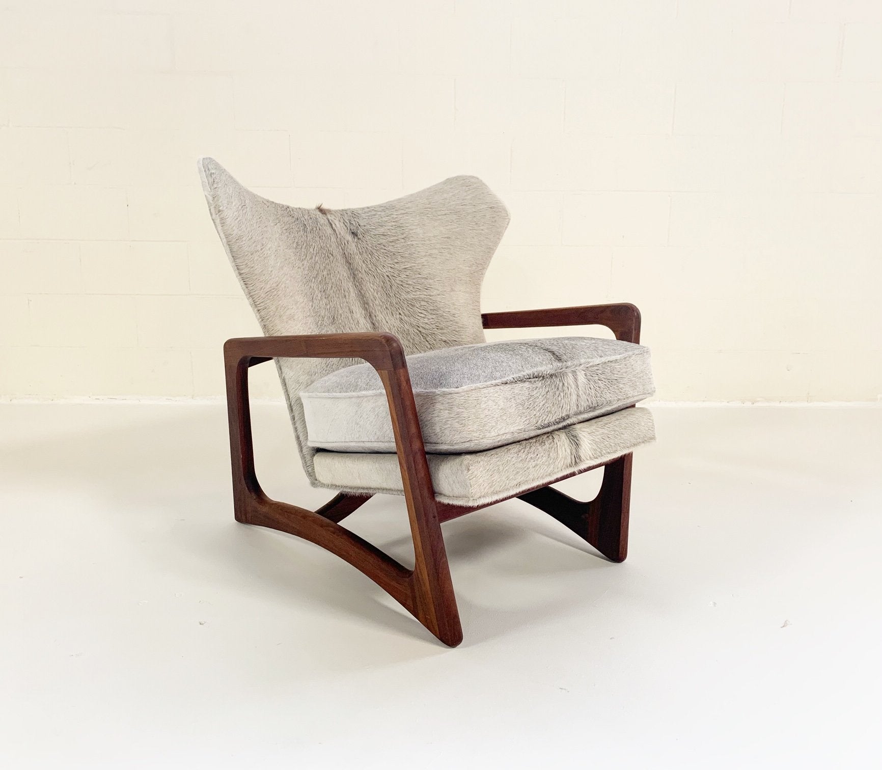 Adrian Pearsall for Craft Associates Model 2466-C Lounge Chair in Brazilian Cowhide
