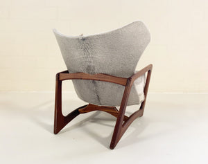 Adrian Pearsall for Craft Associates Model 2466-C Lounge Chair in Brazilian Cowhide