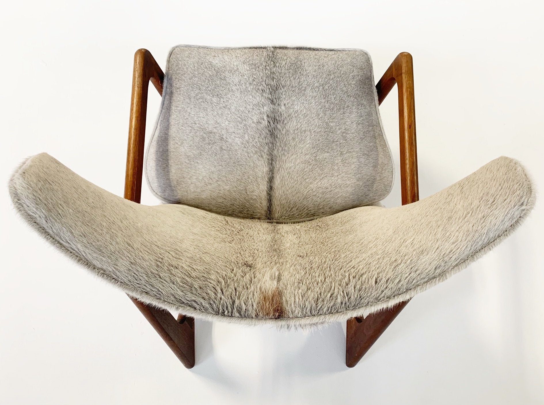Adrian Pearsall for Craft Associates Model 2466-C Lounge Chair in Brazilian Cowhide
