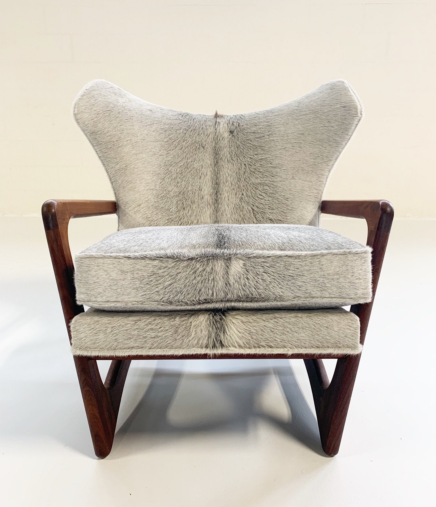 Adrian Pearsall for Craft Associates Model 2466-C Lounge Chair in Brazilian Cowhide
