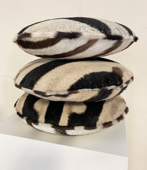 Zebra Hide Squab Pillow