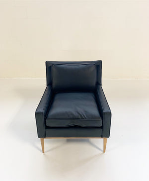 Paul McCobb for Directional Model 302 Lounge Chair in Loro Piana Bufalo Leather