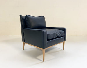 Paul McCobb for Directional Model 302 Lounge Chair in Loro Piana Bufalo Leather