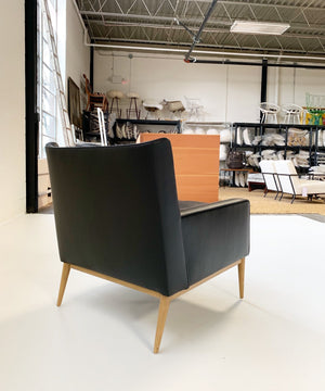 Paul McCobb for Directional Model 302 Lounge Chair in Loro Piana Bufalo Leather