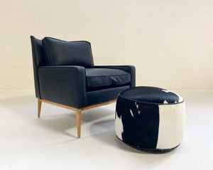 Paul McCobb for Directional Model 302 Lounge Chair in Loro Piana Bufalo Leather