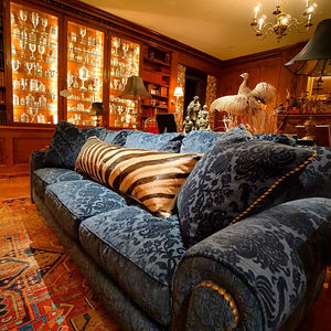 Luxury King Zebra Hide Pillow