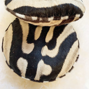 Zebra Hide Squab Pillow