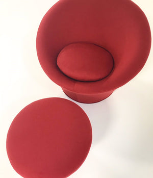 Pierre Paulin for Artifort Mushroom Chair in Loro Piana Cashmere