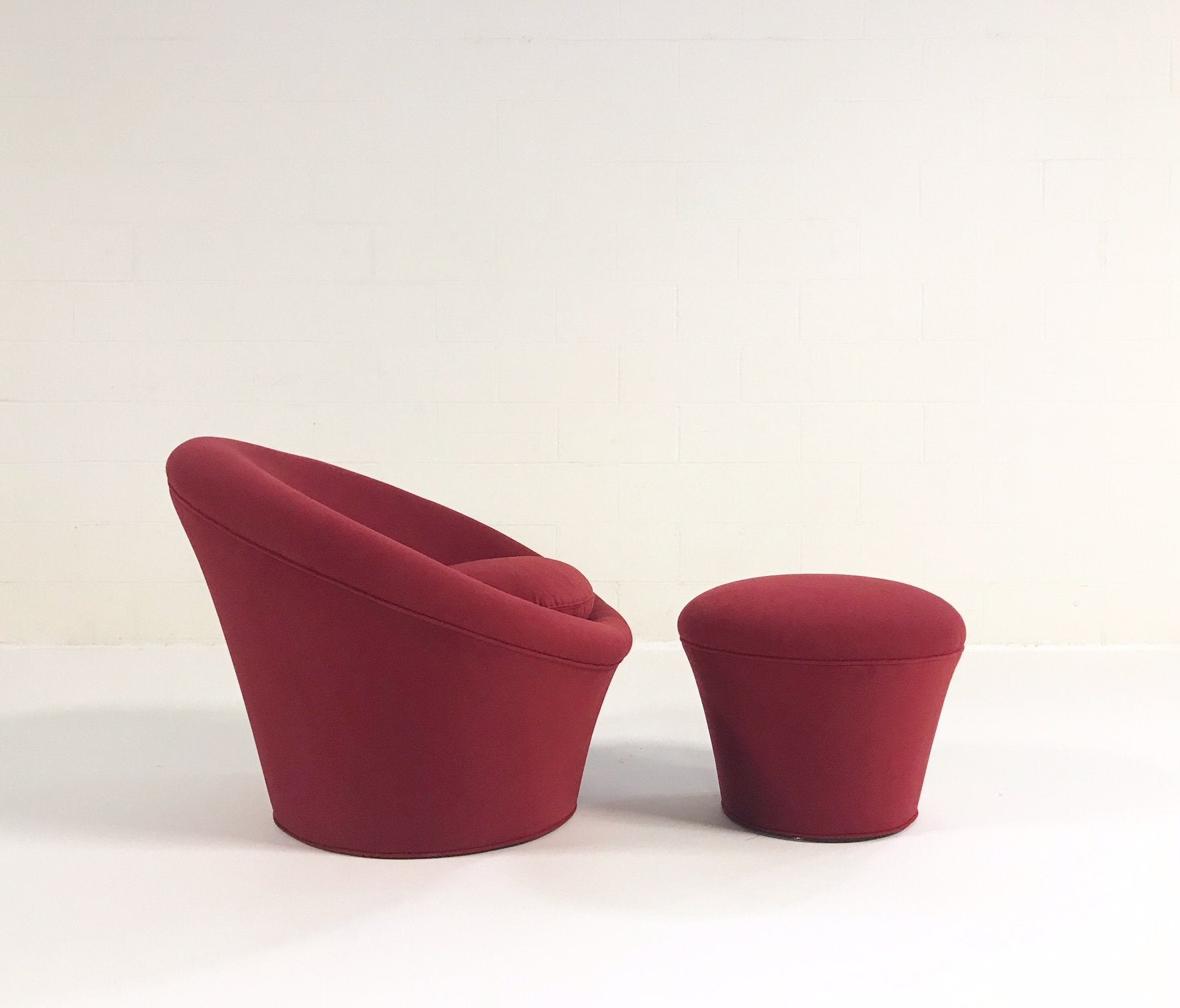 Pierre Paulin for Artifort Mushroom Chair in Loro Piana Cashmere
