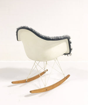 Charles and Ray Eames for Herman Miller RAR Rocking Chair in Gotland Sheepskin