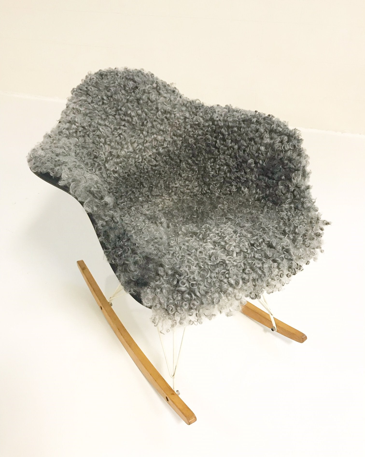 Charles and Ray Eames for Herman Miller RAR Rocking Chair in Gotland Sheepskin