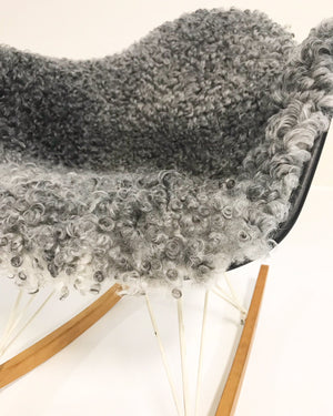 Charles and Ray Eames for Herman Miller RAR Rocking Chair in Gotland Sheepskin