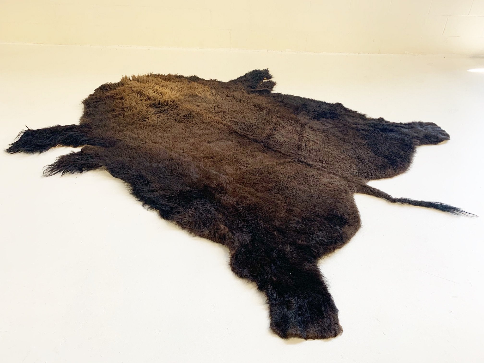 NORTH AMERICAN BISON HIDE RUG