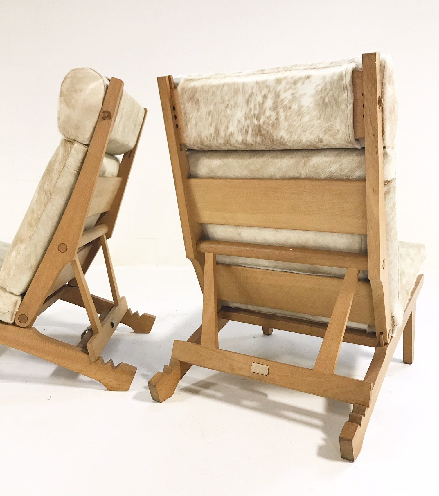 Hans Wegner for AP Stolen AP71 Lounge Chairs in Brazilian Cowhide