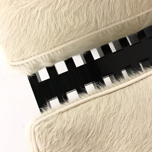 A Model 4692 Platform Bench, George Nelson & Associates for Herman Miller with Brazilian Cowhide Cushions