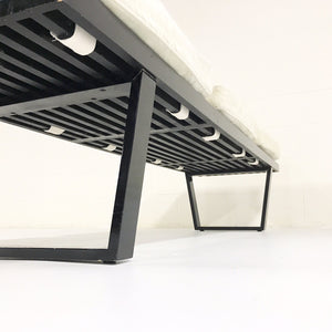 George Nelson Platform Bench with Cowhide Cushions