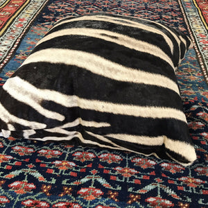 DOUBLE-SIDED ZEBRA HIDE PILLOW, NO. 303