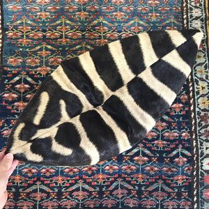 DOUBLE-SIDED ZEBRA HIDE PILLOW, NO. 303