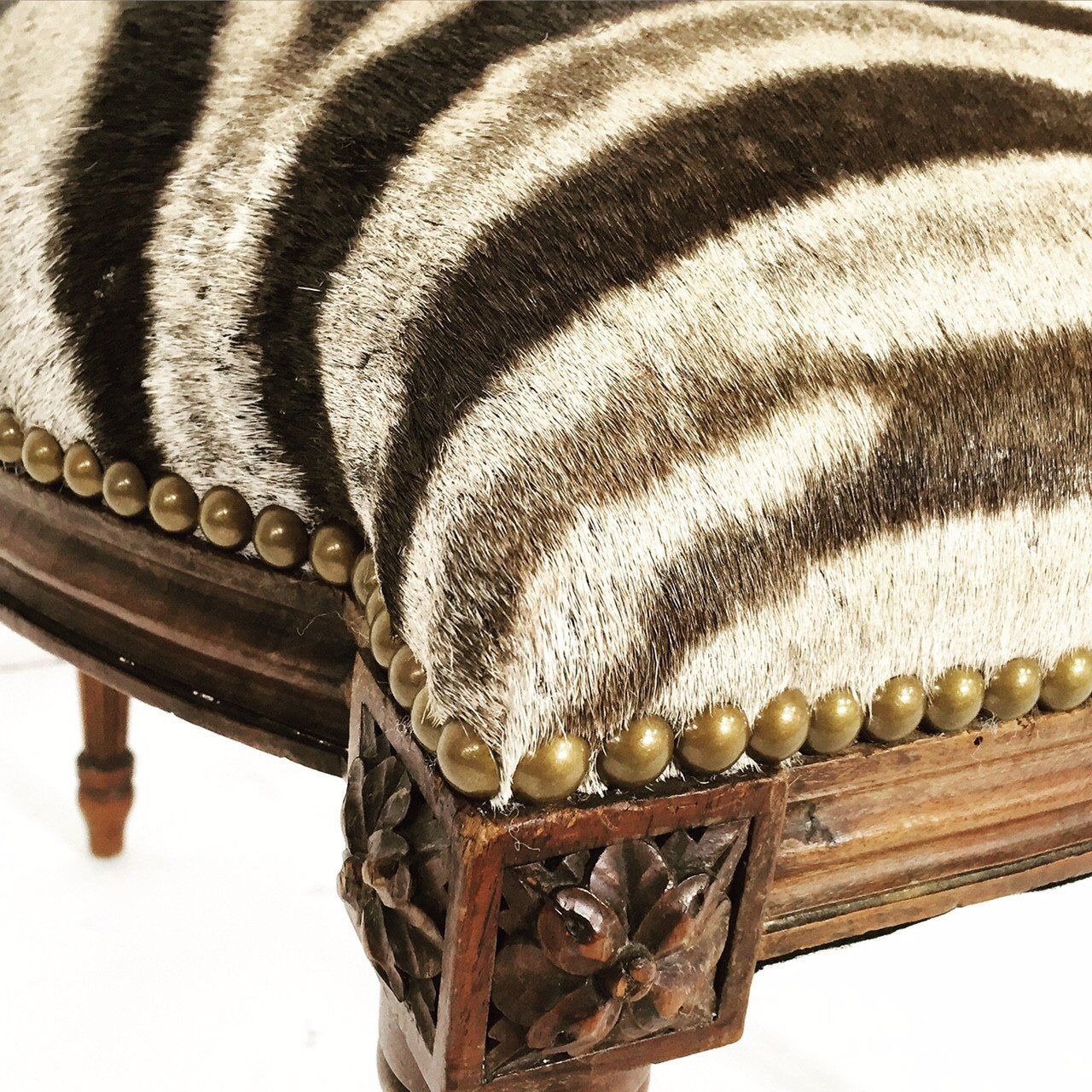 LOUIS XVI WALNUT SIDE CHAIR