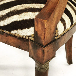 VINTAGE WALNUT BARREL CHAIR